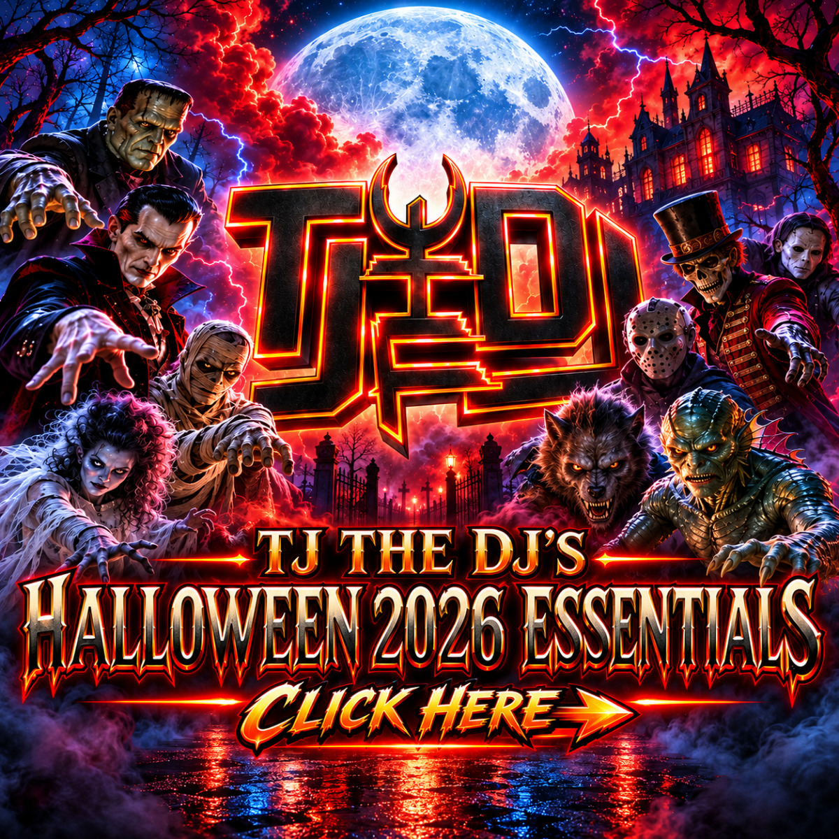 TJ the DJ's 2026 Halloween Essentials.